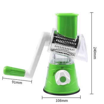 

Multifunctional Manual Vegetable Cutter Slicer Round Rotary Slicer Potato Cheese Kitchen Gadgets Kitchen Accessories