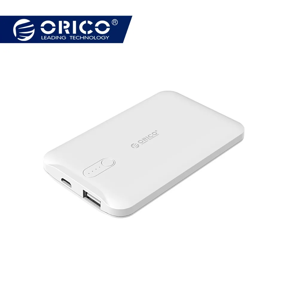 

ORICO 2500mAh Power Bank Portable Mobile Phone Charger Powerbank for Smart Phones External Battery Brown / White / Pink