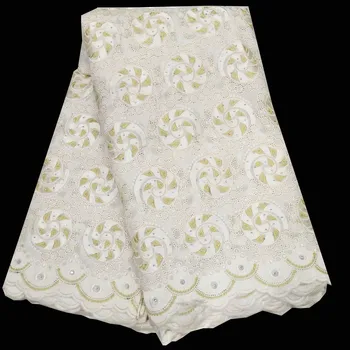 

2019 HOT SAL lace big net swiss VOILE lace nice and NEW popular design cotton lace fabric 5yards/pc free shipping YH12