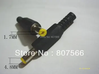 

200 pcs 4.8X1.7mm DC Power cable Male Plug Connector Adapter Plastic