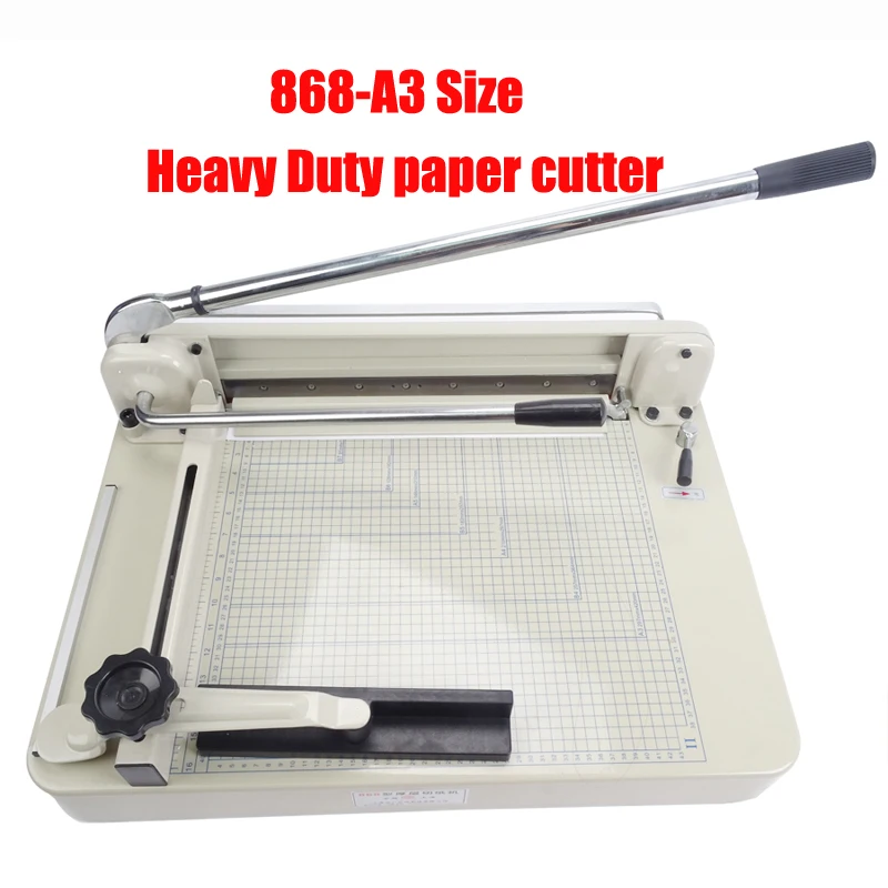 Heavy Duty Paper Cutter A3 Ukuran Mesin Pemotong Kertas Tumpukan Kertas