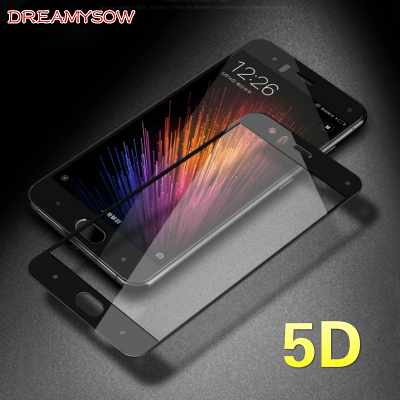 

5D Curved 9H Tempered Glass For Xiaomi Mi6 5X/A1 8 Full Cover Film Screen Protector for Xiaomi Redmi 5 Plus Note5A Note4X Y1Lite