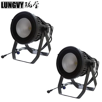 

Free Shipping 2pcs/Lot Outdoor RGBW 200W 4IN1 IP65 COB LED Par Light Led Can Light For Disco Stage Bar