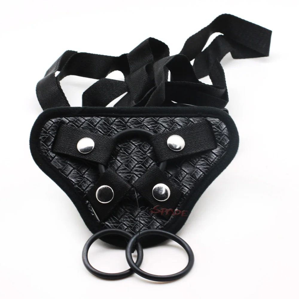 smspade PU strap on Harness for font b dildo b font and strap on pants for