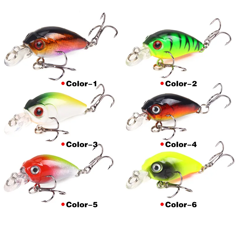 

Fishing Lure 1Pc Crankbait 4.5cm 3.8g Wobblers Dive Peche Isca Quality Professional bait Fishing Tackle Lure