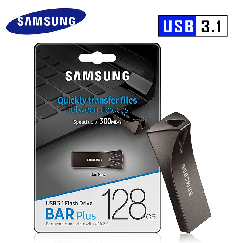 SAMSUNG флэш-накопитель USB 32G 64G 128G 256G USB 3,1 Металлический Мини-накопитель Флешка карта памяти устройство для хранения U диск