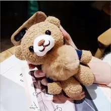 Toy bear for iPhoneXSmax mobile phone case for Apple 7plus Korean i8P Doll i6 plus winter plush phone case
