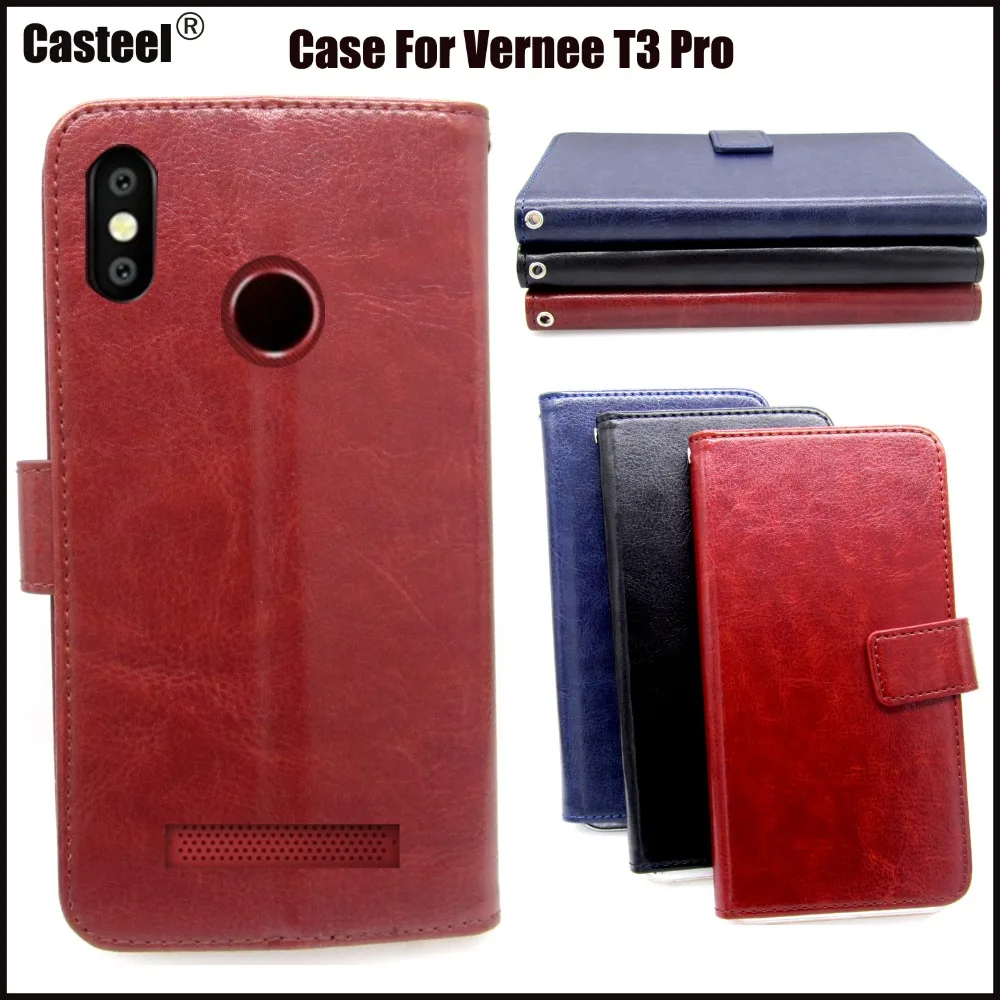 

Casteel R64 Series high quality PU skin leather case For Vernee T3 Pro T3Pro Case Cover Shield