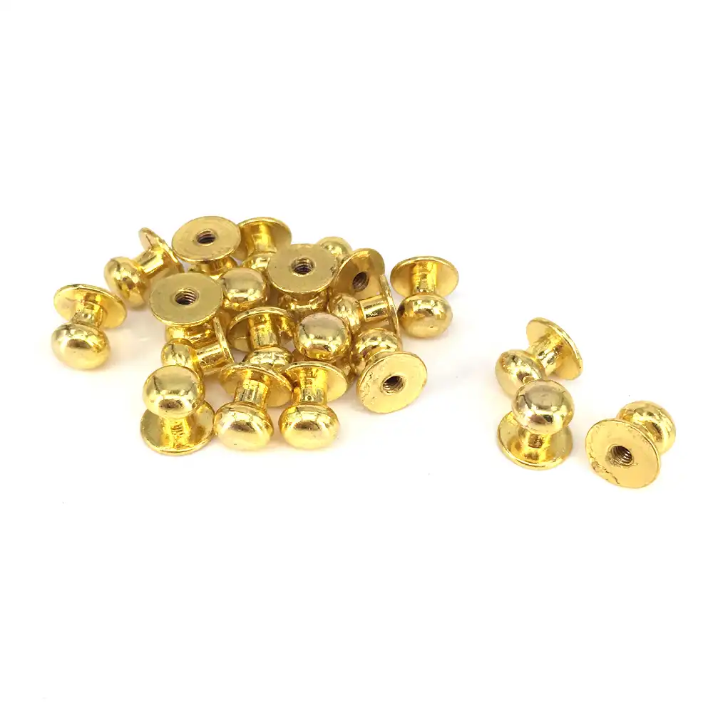 10pcs Small Gold Door Knobs 10mm 11mm Drawer Pulls Jewelry Box