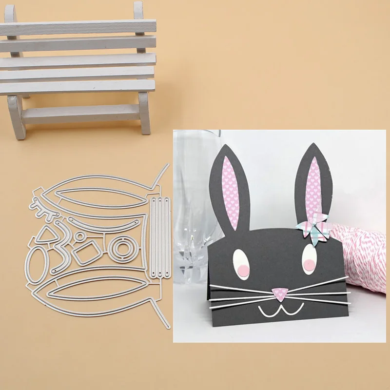 

Bunny Card Metal Cutting Dies Stencils for DIY Scrapbook Photo Album Paper Card Decorative Craft Embossing Die New 2018