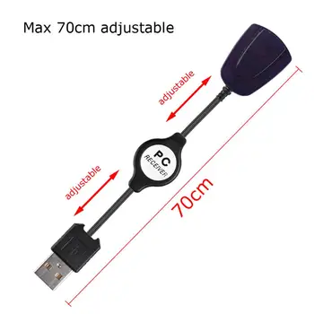 

Wireless Keyboard Mouse IR Remote Controller USB Receiver for Laptop PC Computer