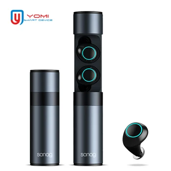 

TWS Earphone Mini BT 5.0 Wireless Earbuds Twins Noise Reduction HiFi Stereo Earphones with Charging Box for Audio Player