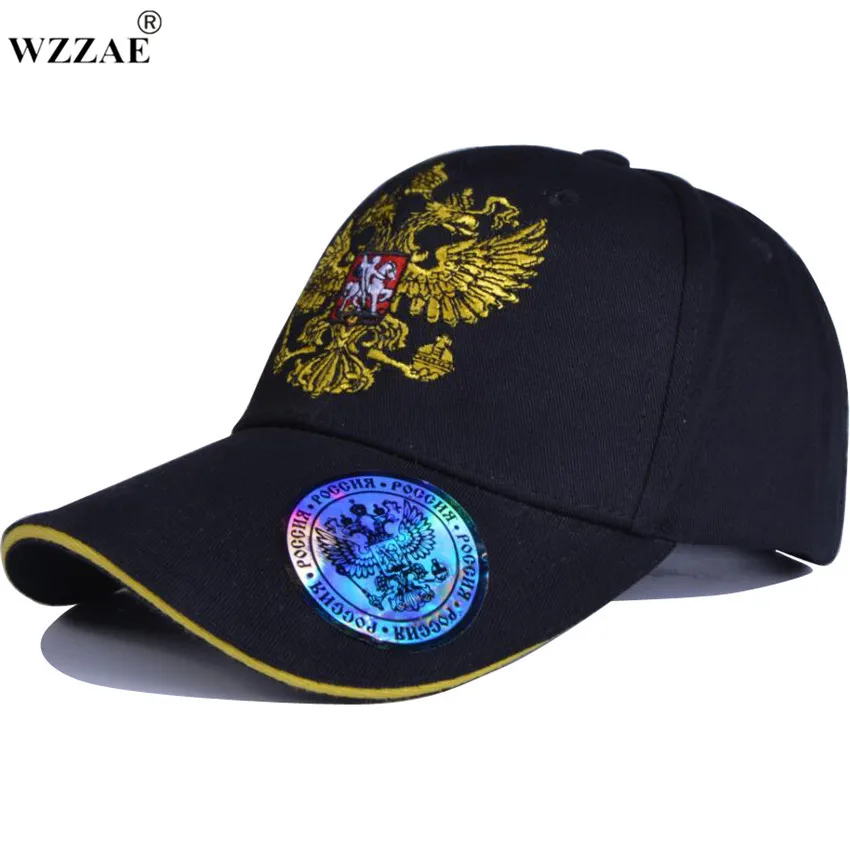 Новинка унисекс хлопок уличная бейсболка герб России вышивка Snapback модные спортивные шапки для мужчин и женщин Кепка Патриот