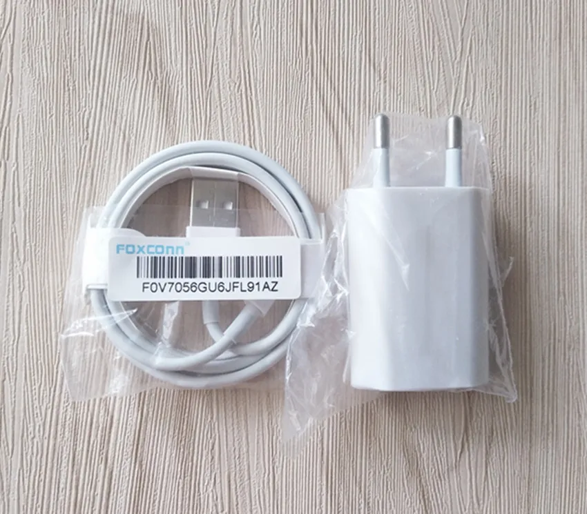 

1M 3ft OD 3.0MM 1M Original E75 5ICs Chip USB Sync Data Charger Cable with A 1400 charger adapter for iPhone 7 6 5