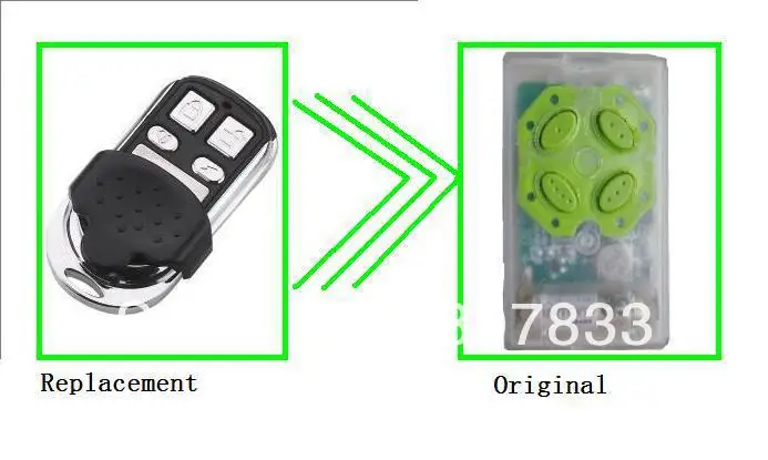 

Free shipping ACDC remote ,ACDC transmitter ,ACDC opener ,ACDC radio control 433.92mhz