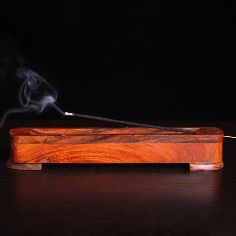 

1pc Natural Plain Wooden Incense Burner Stick Ash Catcher Holder Incense Ash Board Aromatherapy Home Decor 260x35x43mm