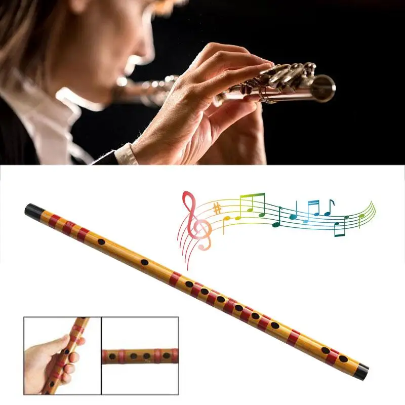 Beginner F Key Bamboo Flute Traditional Chinese Wind Instrument With