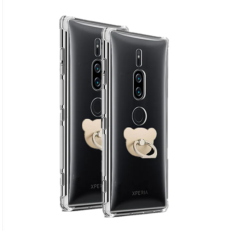 Для Sony Xperia X Compact XP XA XA1 Plus XA2 Ultra XZ XZS XZ2 Premium L2 противоударный кольцевой держатель