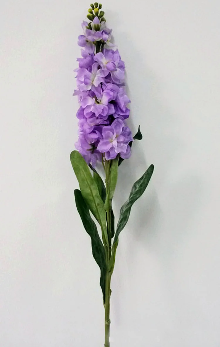 Vivid Hyacinth фиолетовые искусственные цветы для свадьбы, дня рождения, вечеринки, свадебные цветочные искусственные цветы с листом, домашнее свадебное украшение - Цвет: light purple