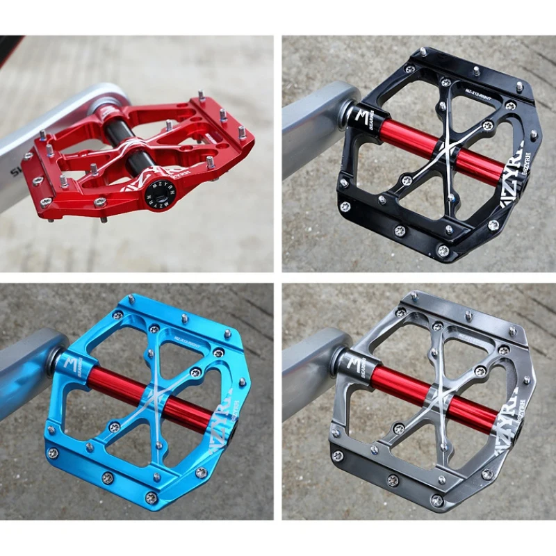 Универсальные герметичные 3 подшипника велосипедные Плоские Педали с ЧПУ сверхлегкие алюминиевые педали для MTB шоссейного велоспорта