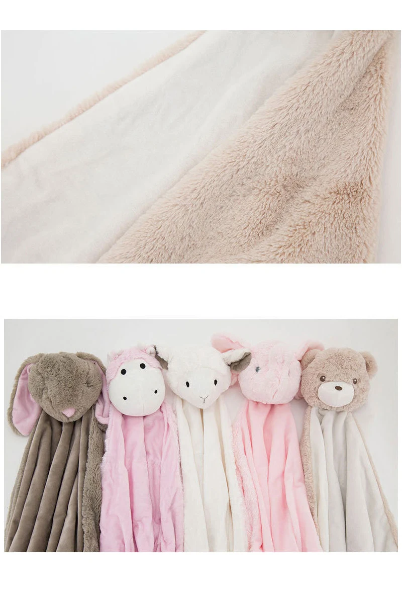 Cobertor do Bebê Cristal de Veludo Cobertor para Dormir das Crianças Recém-nascido Cobertor Animal Double-deck Grosso Quente Meninos Menina Fotografia Prop 16 High Quality Mamãe e Bebê