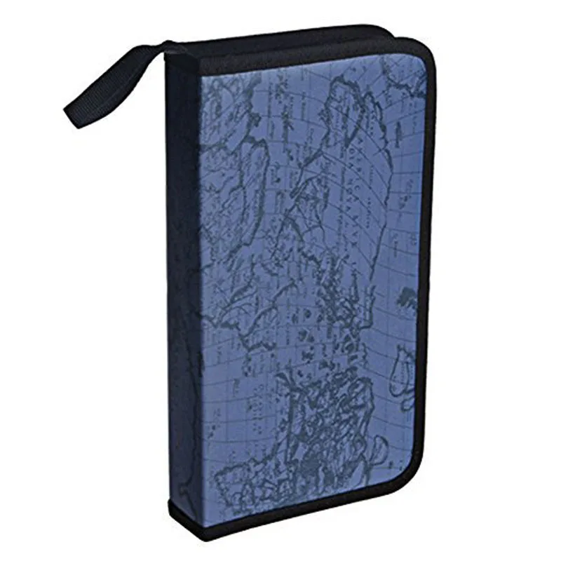 80pcs Disc CD DVD Capacity Case Storage Holder Carry Case Organizer Sleeve Wallet Cover Bag Box CD DVD Storage Cover Accessories