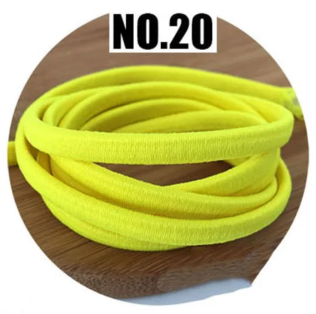 Meetee 5/10/20M 5mm Thickened Color Elastic Rope Rubber Band Thick Elastic Band DIY Head Rope Belt Sew Scrapbooking Accessories - Цвет: NO20