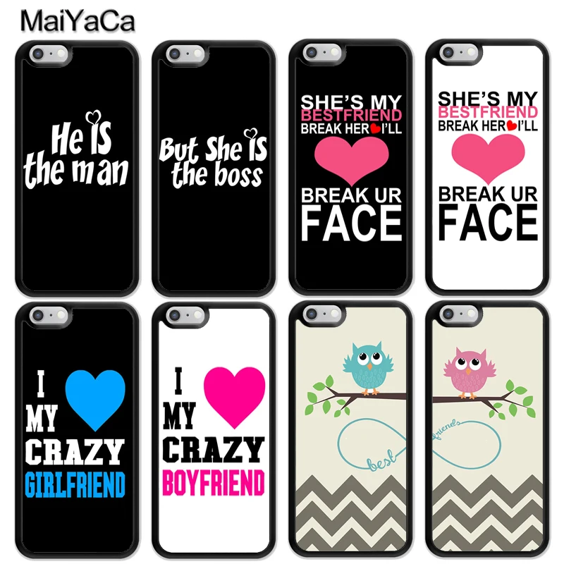 MaiYaCa Lovers BFF Couple Best Friends Matching Soft ...