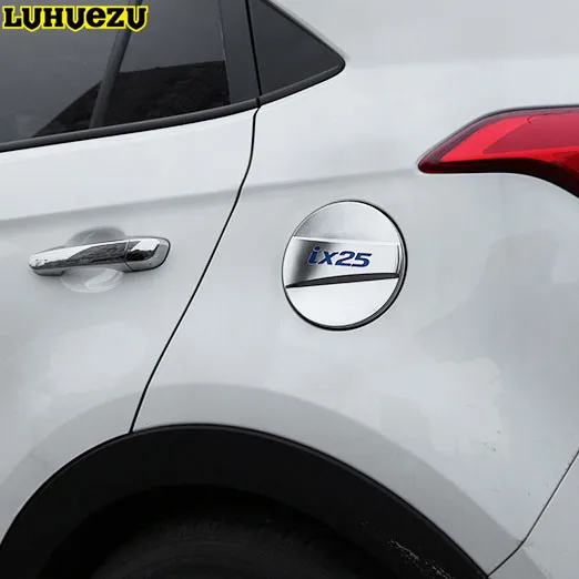 Крышка топливного бака Luhuezu хромированная крышка газового для Hyundai Creta IX25