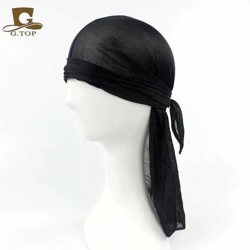 3er Set Satin Durags - Seidige Kopfbandanas Für Männer & Frauen