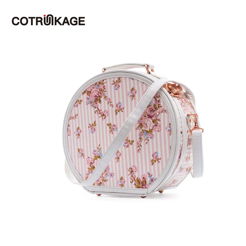 round hat box luggage