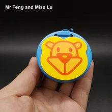 Красивый медвежонок из мультфильма деревянные игрушки милые детские деревянные кастаньеты игра обучающий музыкальный игрушка Раннее Обучение