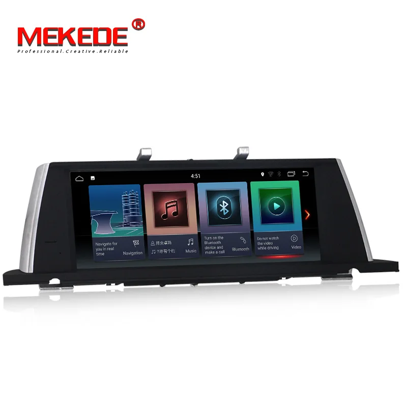 Discount New arrival!10.2"IPS 2GB+32GB ID7 Android 7.1 Car Multimedia GPS DVD for BMW 5 Series GT F07 2009-2016 CIC NBT system 4G wifi 5