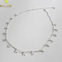 Форзац, 925 пробы, серебряная звезда, колье, ожерелье для женщин, простой студенческий подарок для девушек, модное ювелирное изделие