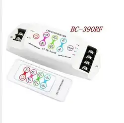 BC-390RF DC12-24V сенсорный ключ RGB контроллер 8A/CH * 3 сенсорный контроллер панели RF дистанционный ЖК RGB контроллер