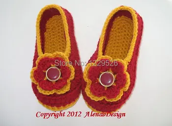 

Childrens Slippers - Amy includes six sizes - Slippers Shoes Girl Boy Children Toddler Youth Size Red Booties Flower