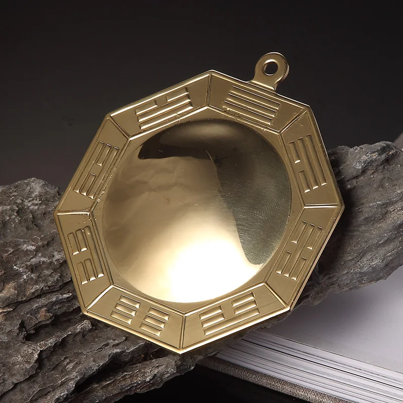 3.5 Inch Copper Mirror Feng Shui Bagua Mirror Convex ...