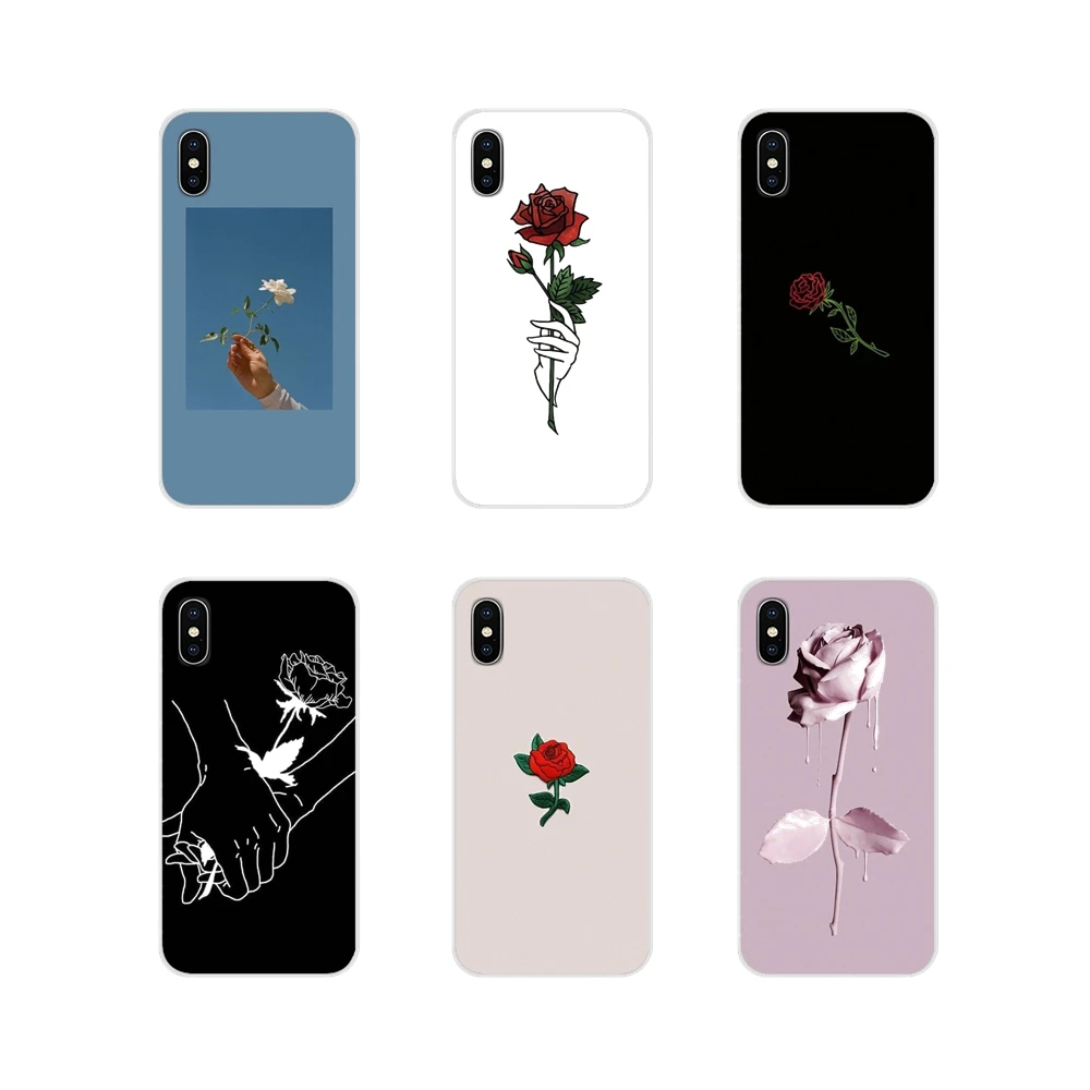 

Phone Shell Case Beautiful Rose Hand in Hand Love Couples For Samsung Galaxy S4 S5 MINI S6 S7 edge S8 S9 S10 Plus Note 3 4 5 8 9