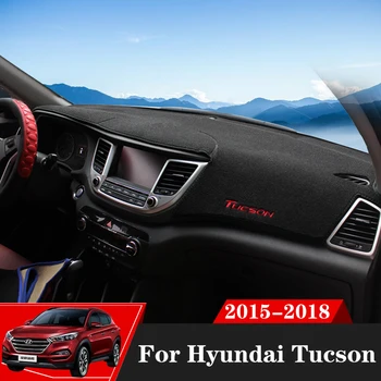 

1x For Hyundai Tucson 2015 2016 2017 2018 Car Dashboard Avoid Light Pad Center Console Cover Dash Mat Protector Sunshield Cover