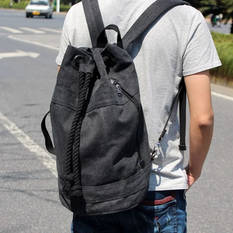 СКИОНЕ унисекс, парусиновый повседневный дорожный рюкзак 2 размера Чемодан Для ноутбука