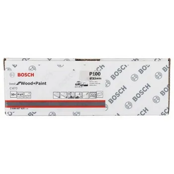 

BOSCH 2608607925 Lija Orbital C470 93x186mm 8 P G100 X50