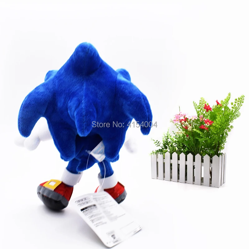 100 шт./лот оптовая продажа Peluche игрушка Sonic Мягкие плюшевые куклы Синий Sonic мультфильм игрушечные животные рождественские подарки, куклы для