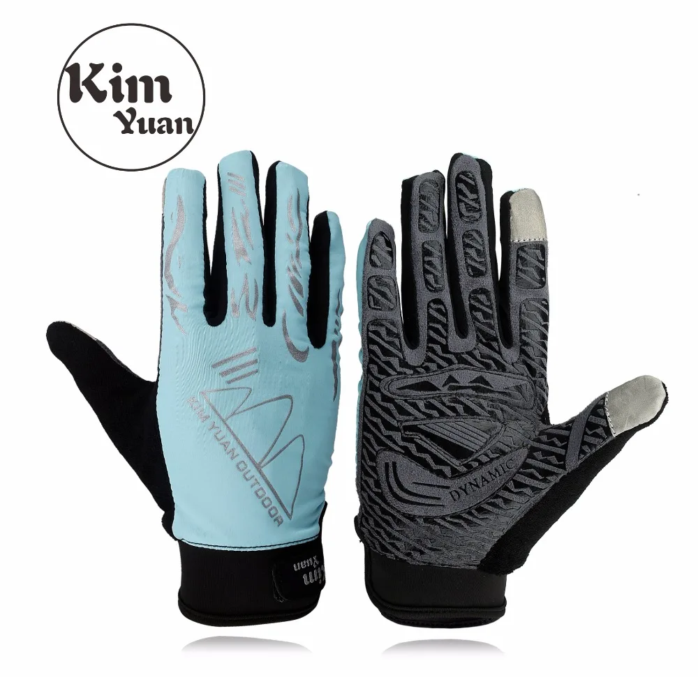 

KIM YUAN 037/38 Touch Screen Sun Protection Safety Gloves, for Mountain Biking, Running, Hiking,General Using, Suits Men & Women