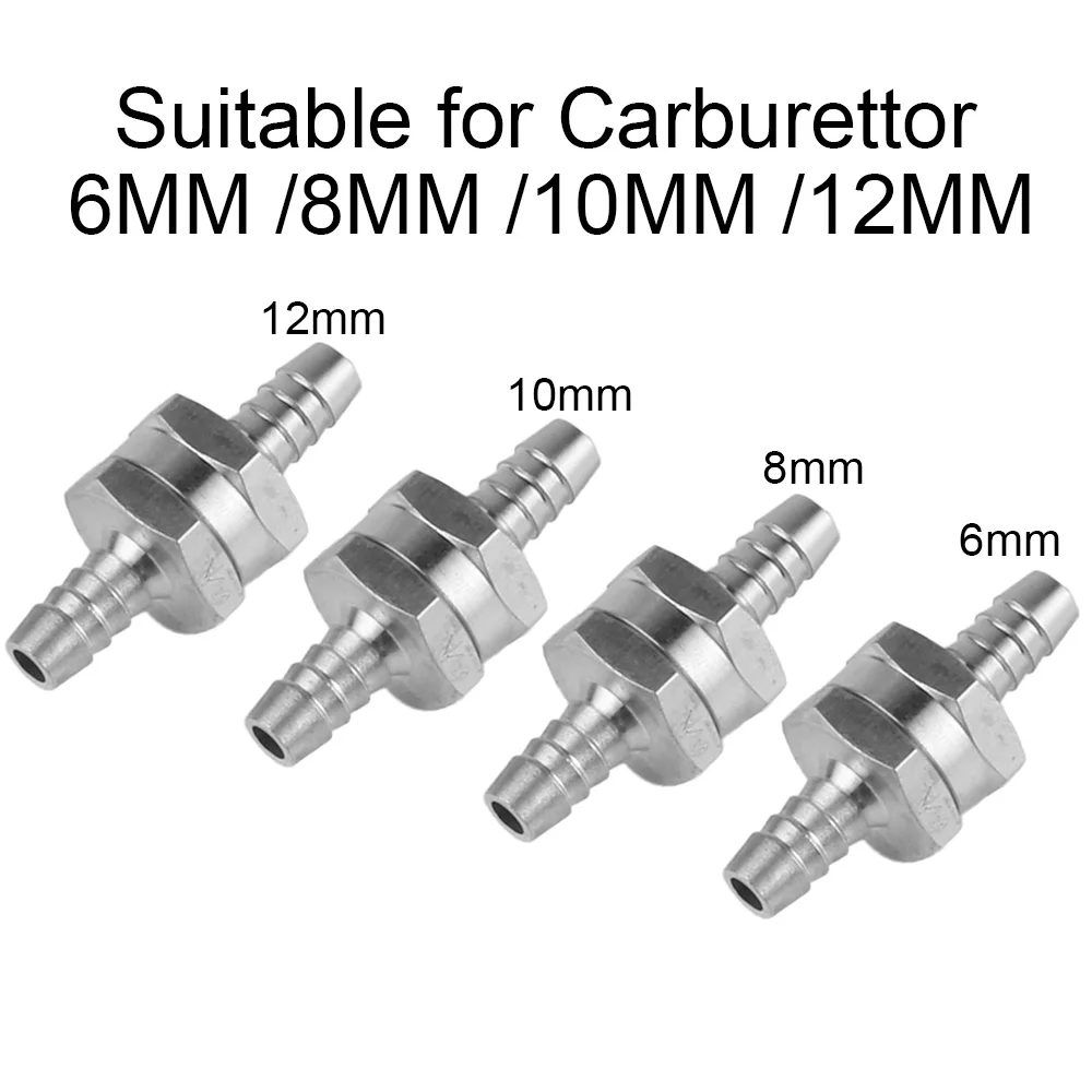 

Non-Return One Way Air Fuel Oil Check Valve for Fuel Water Marine 6mm / 8mm / 10mm / 12mm