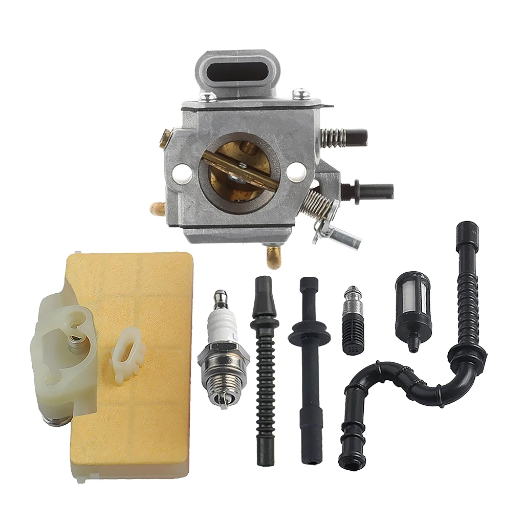 Carburetor with Air Filter Fuel Line Kit for STIHL MS290 MS310 MS390