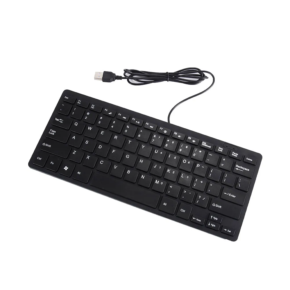 Buy Ultra Thin Quiet Small Wired Keyboard Mini