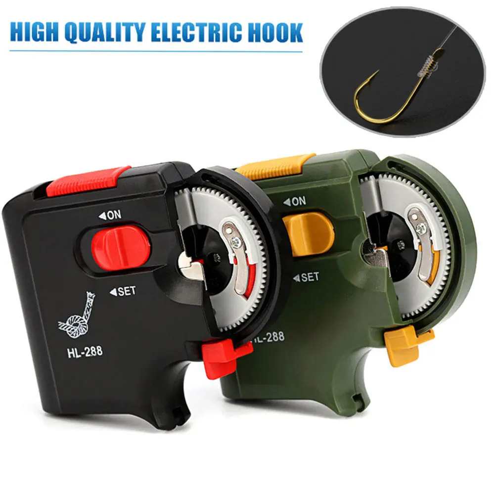 

Newly Automatic Fishing Hook Line Tier Tool Tie Machine Tying Knot Lure Fishing Tackle Device FMS19