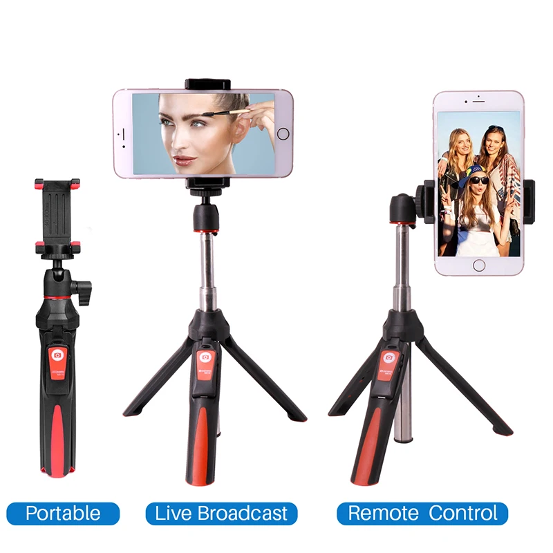Comprar BENRO Ulanzi MK10 Soporte 4 en 1 Extensible Autofoto Palillo de Trípode monopie Bluetooth Remoto Del Teléfono Monte para el iphone X 8 Android Gopro