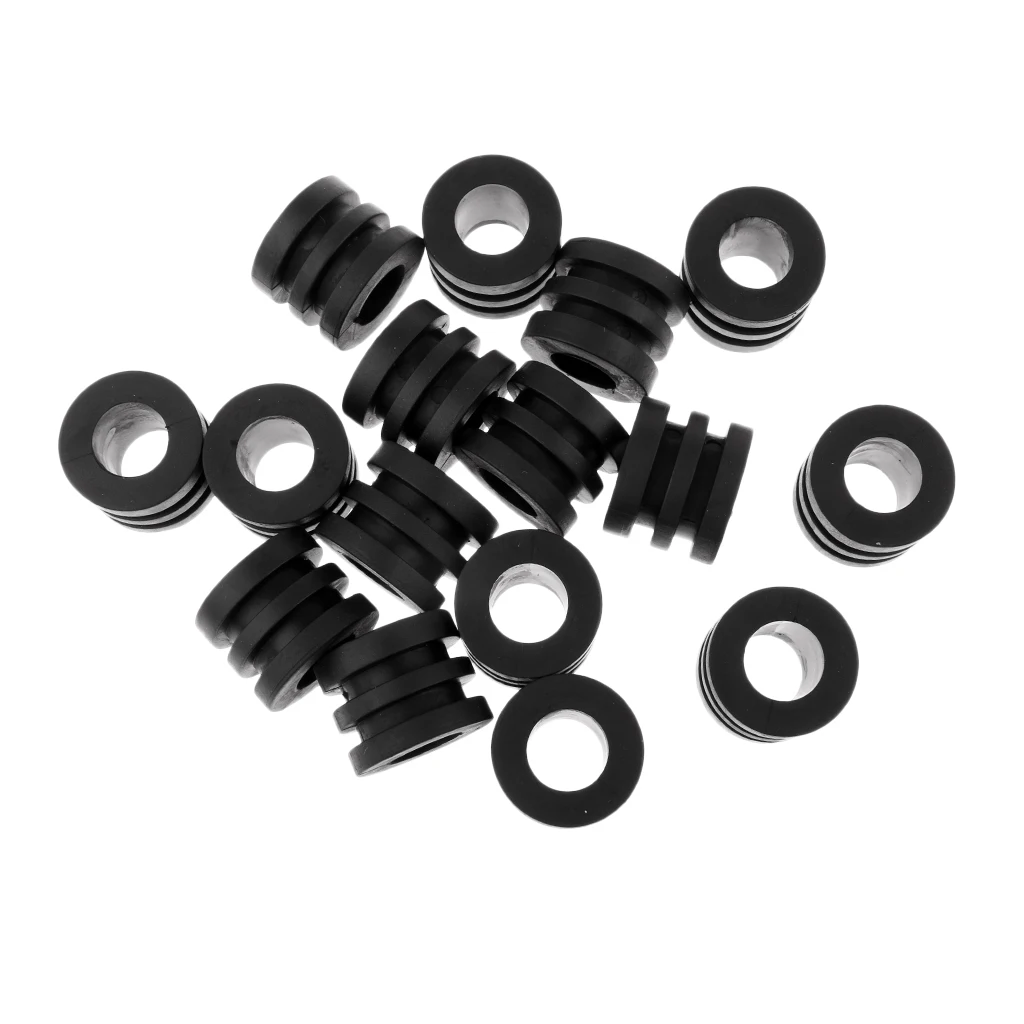 16pcs Rubber Washers + 100pcs End Caps + 16pcs Bumpers + 10pcs Rod Bearing For 5/8 Foosball Machine Table Football / Soccer