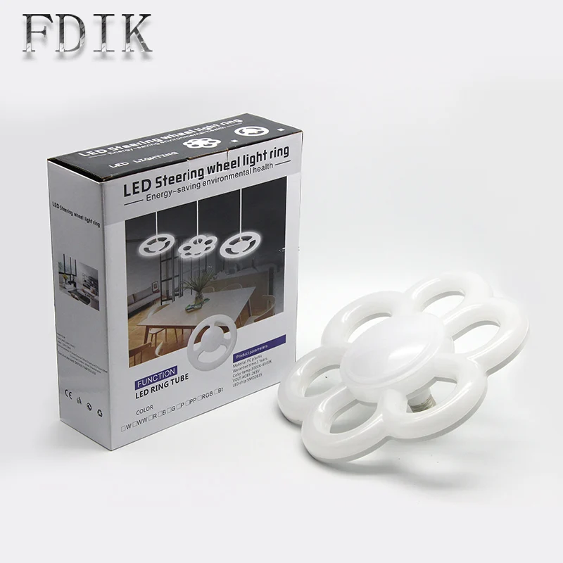 E27 ciruela lámpara Circular tubo de luz LED anillo de AC85-265 volante Led Lamparas blanco cálido colorido blanco frío de techo lámpara E27 ciruela lámpara Circular tubo de luz LED anillo de AC85-265 volante Led Lamparas blanco cálido colorido blanco frío de techo lámpara